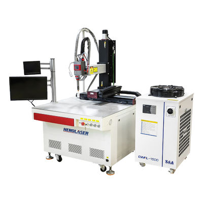 Nền tảng 4 trục Máy hàn laser tự động Hệ thống CNC 4D với đồ gá quay